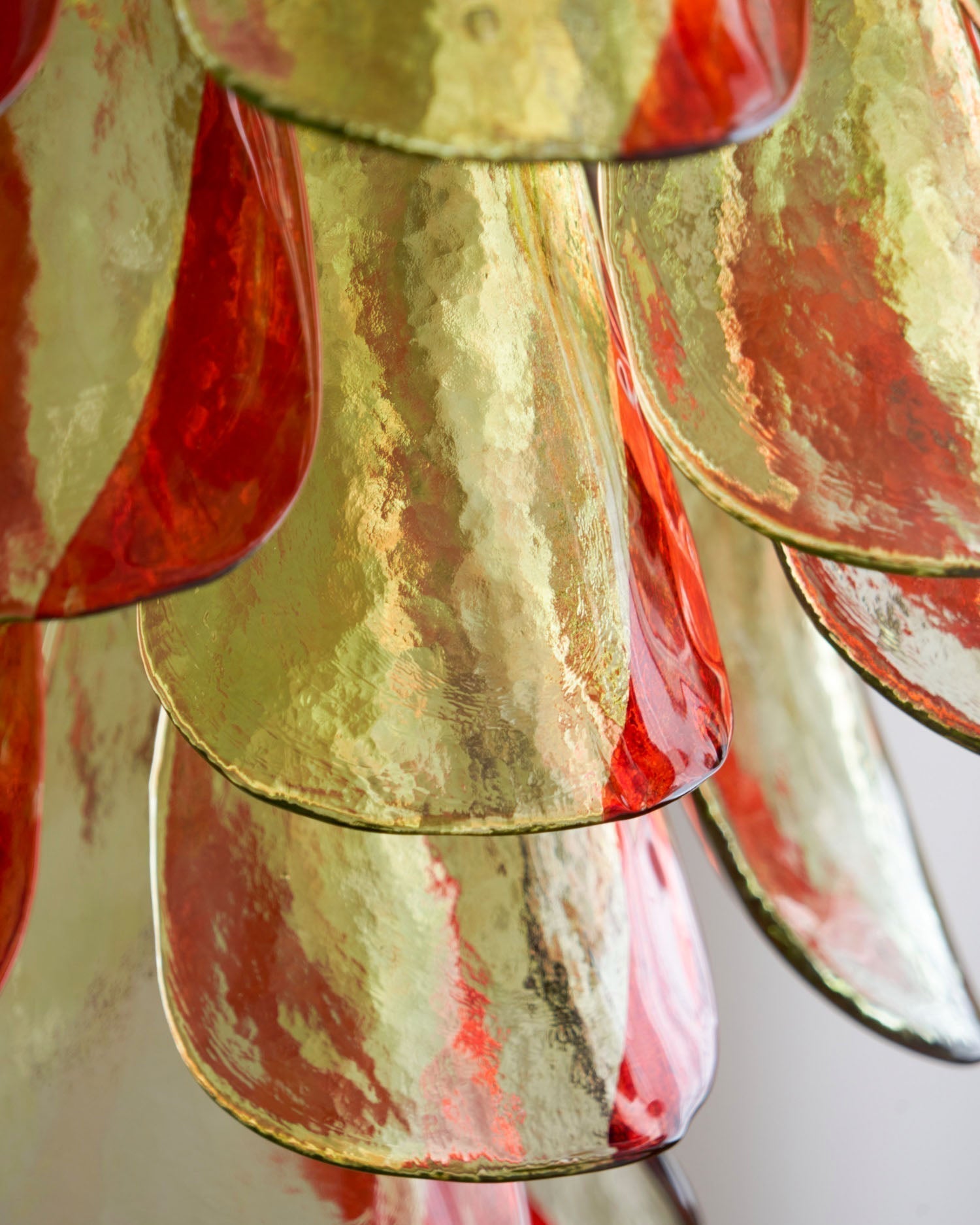 Aurora Chandelier Murano Glass Petal