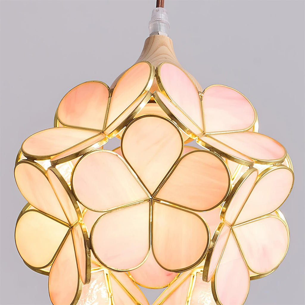 Velina Pink Petal Pendant Light