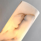 Luste Cylindrical Alabaster Wall Lamp