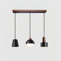 Ritta Black Travertine Pendant Light Set