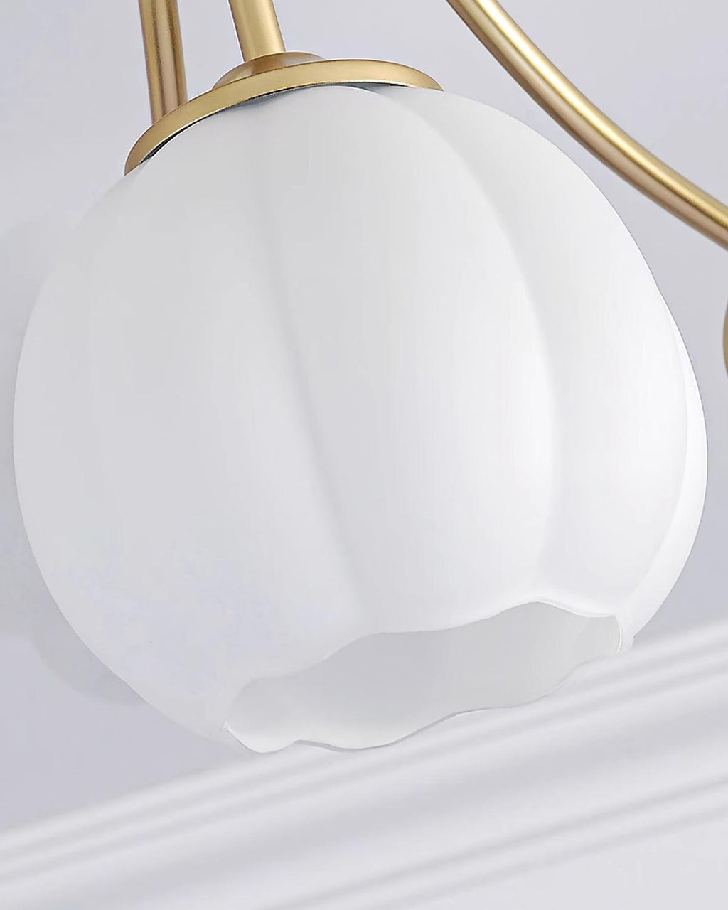 Ceiling Light Petal Globe Cluster Soft Glow Romantic Floral