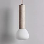 Cicaris Minimalist Travertine Pendant Light