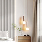 Cicaris Minimalist Travertine Pendant Light