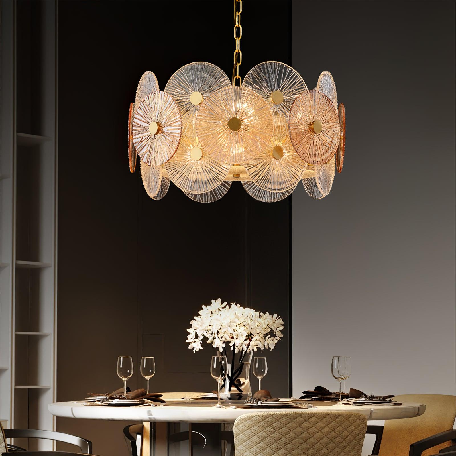 Aurelia Glass Chandelier