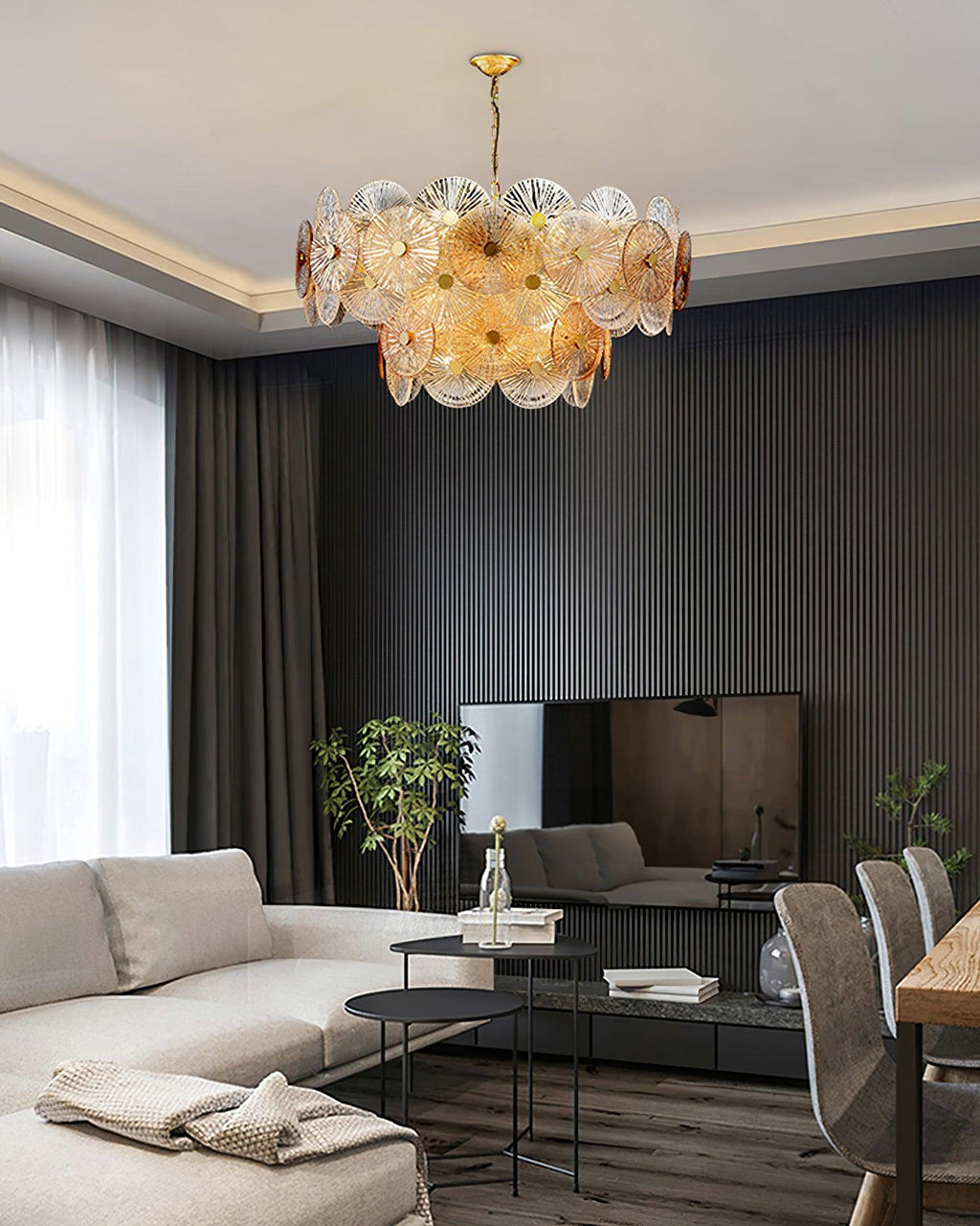 Aurelia Glass Chandelier