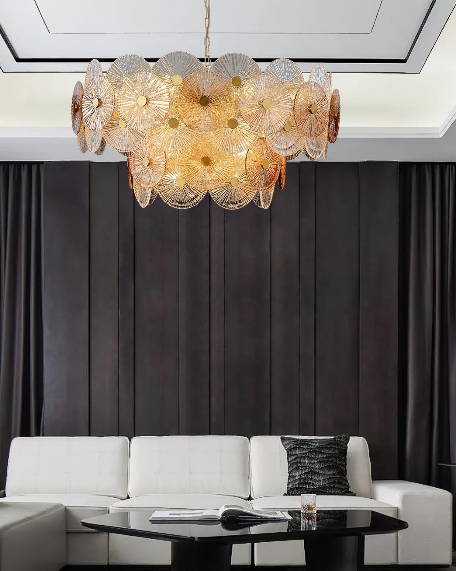 Aurelia Glass Chandelier