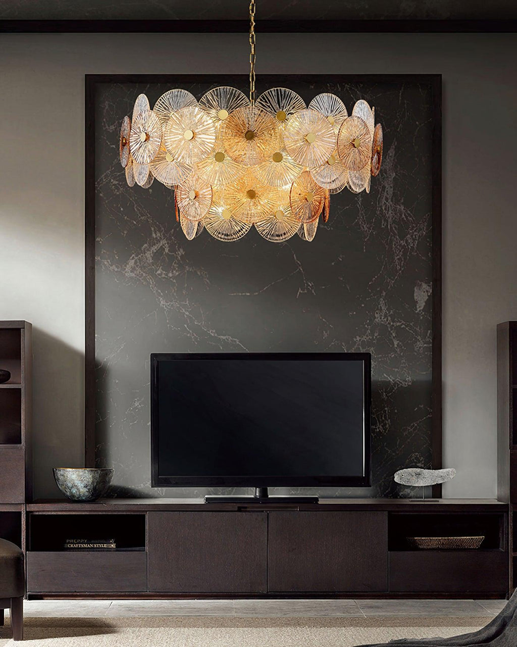 Aurelia Glass Chandelier