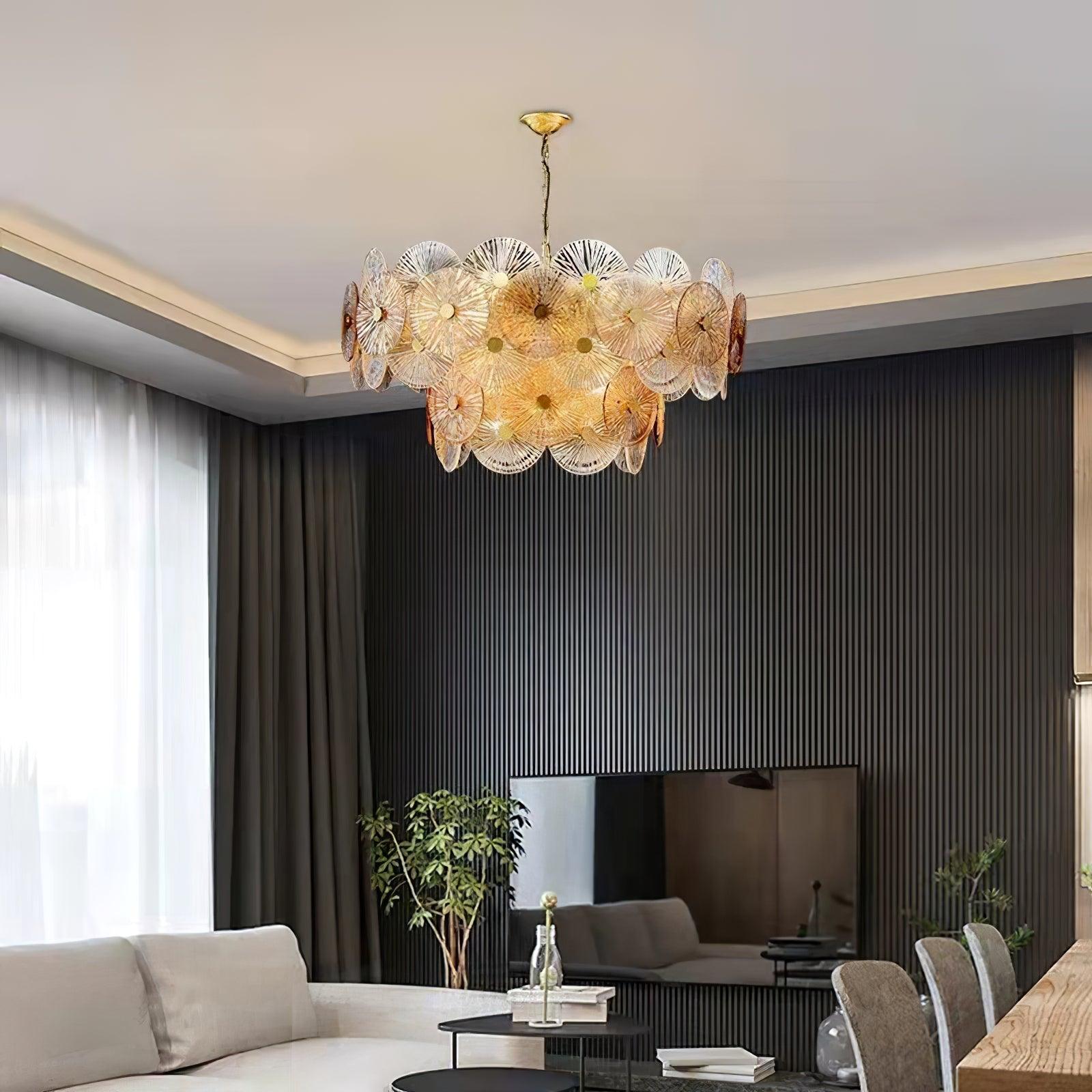 Aurelia Glass Chandelier