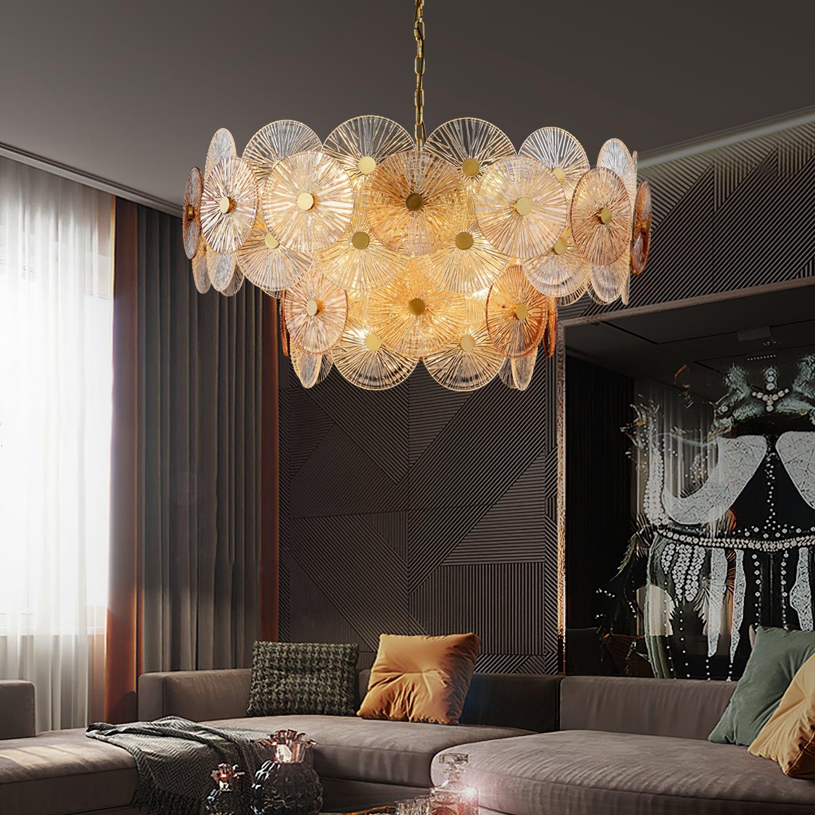 Aurelia Glass Chandelier