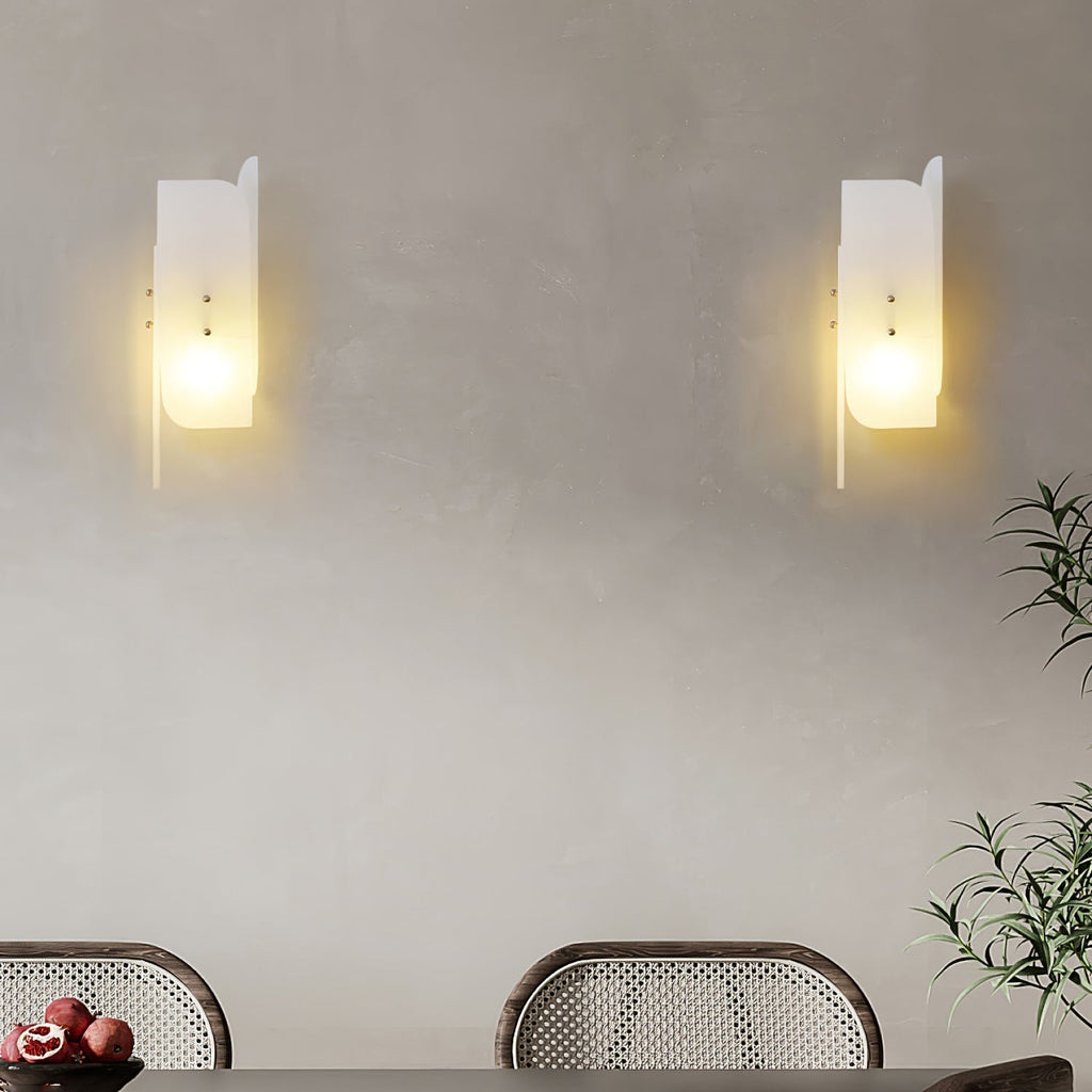Veyra Alabaster Wall Sconce
