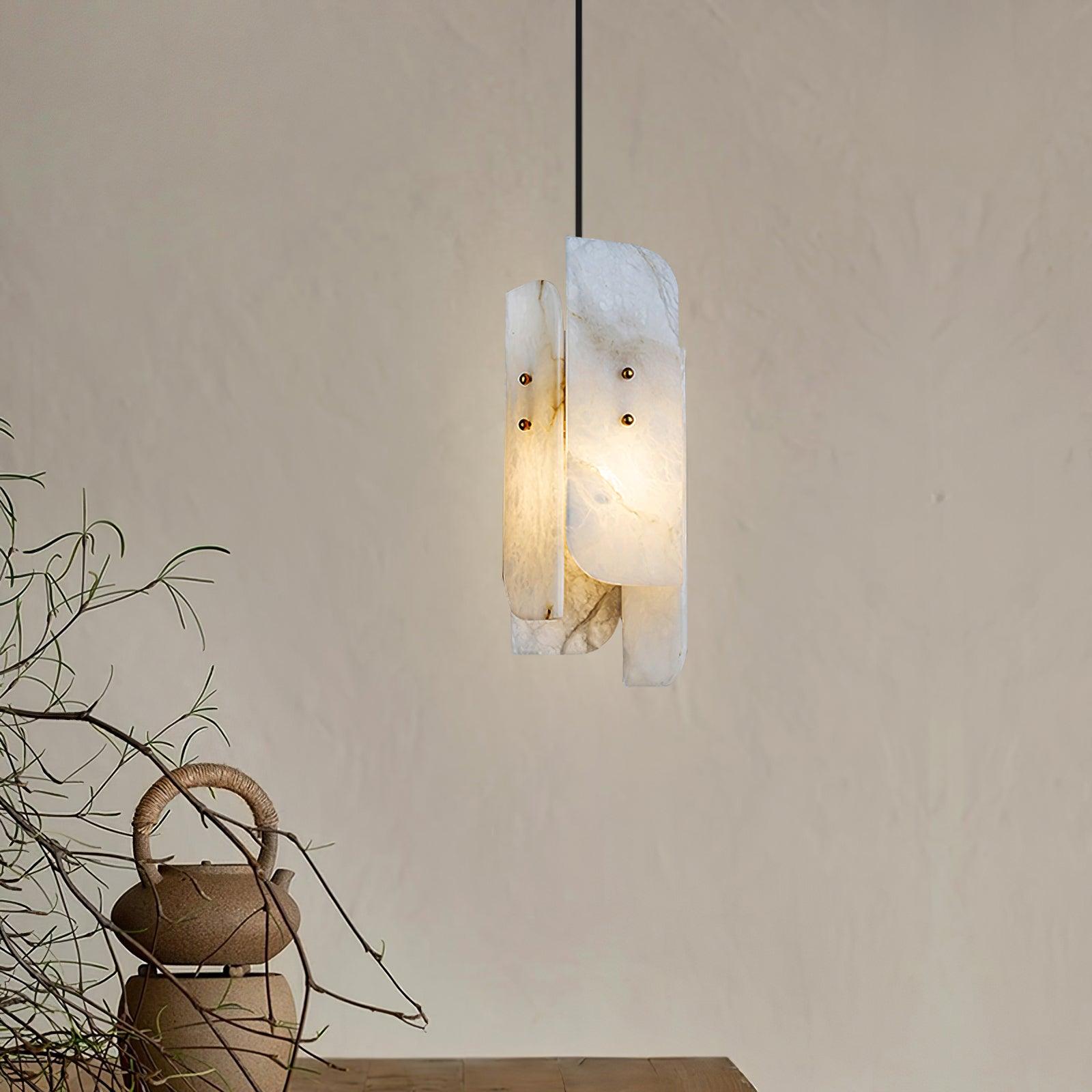Vicarus Layered Alabaster Pendant Light