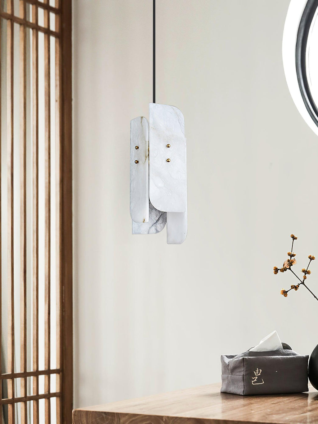 Vicarus Pendant Light in Alabaster Stacked - Kingsley Beaumont