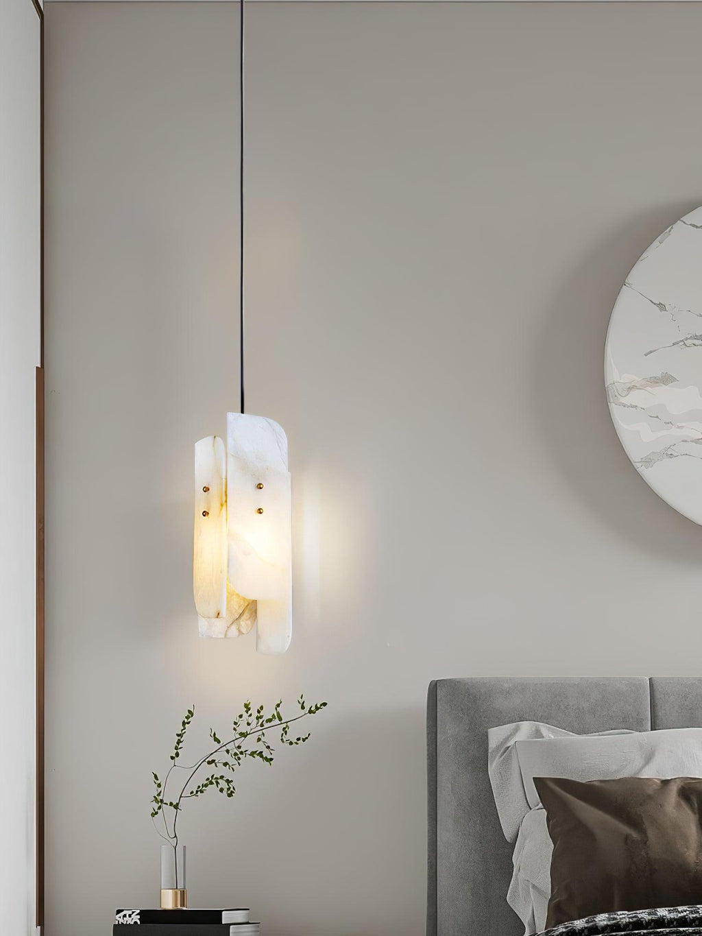 Vicarus Layered Alabaster Pendant Light