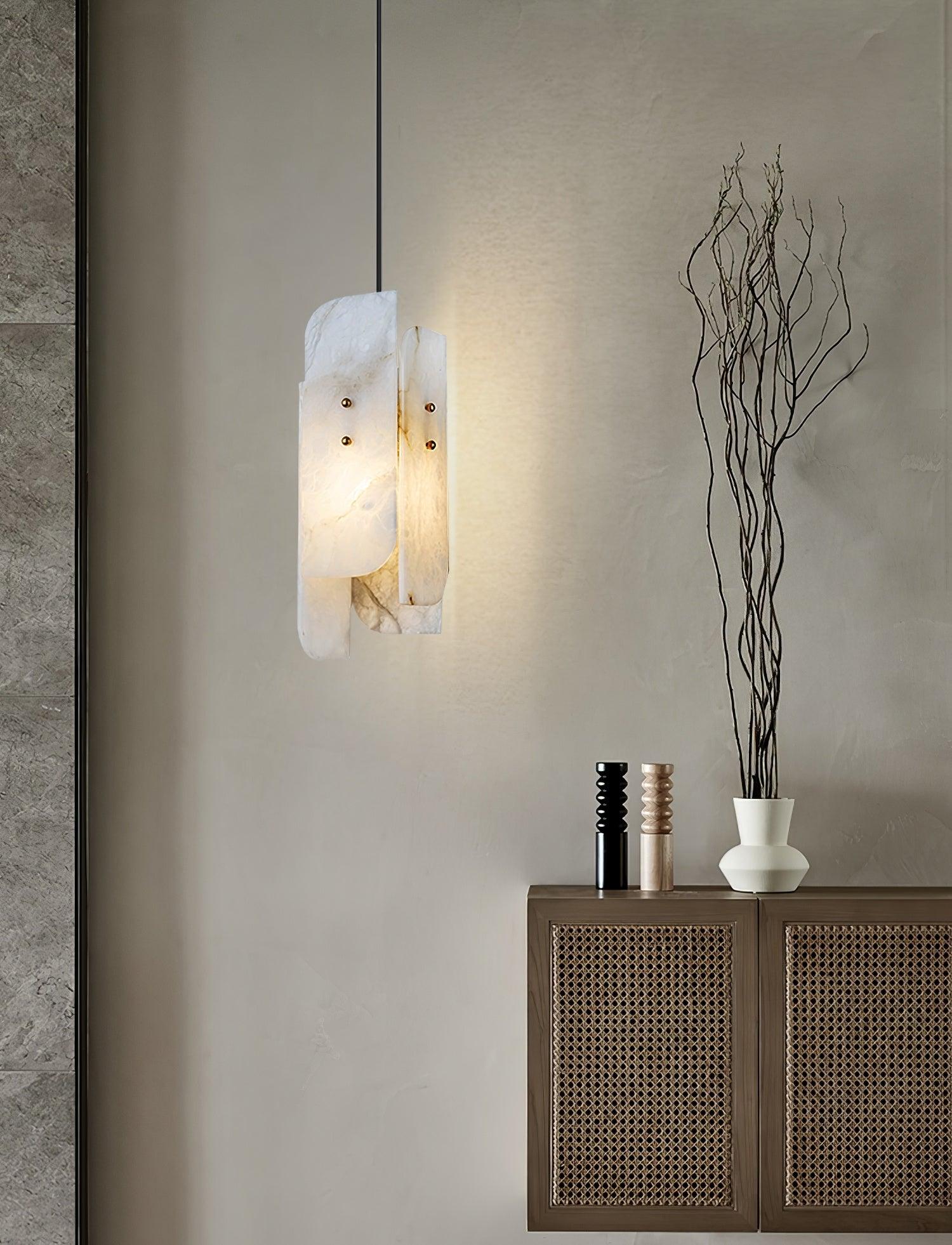 Vicarus Layered Alabaster Pendant Light