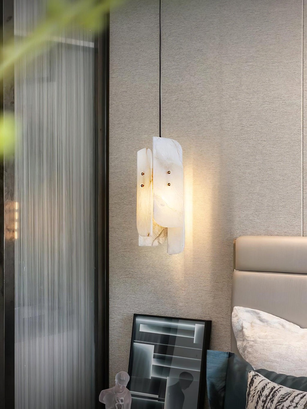 Vicarus Pendant Light in Alabaster Stacked - Kingsley Beaumont