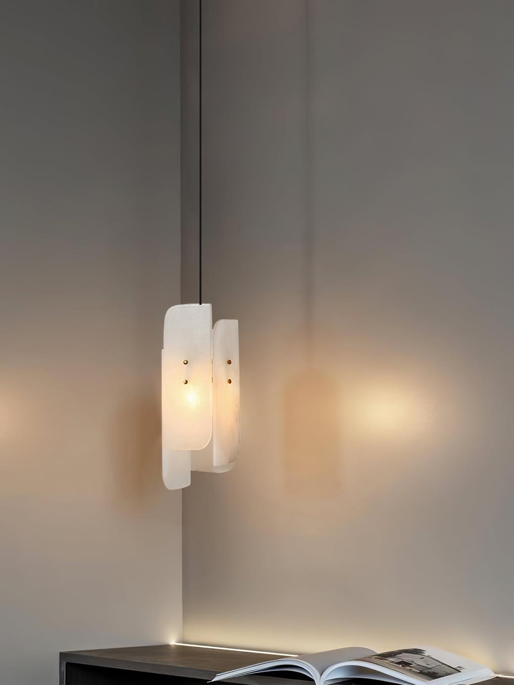 Vicarus Layered Alabaster Pendant Light