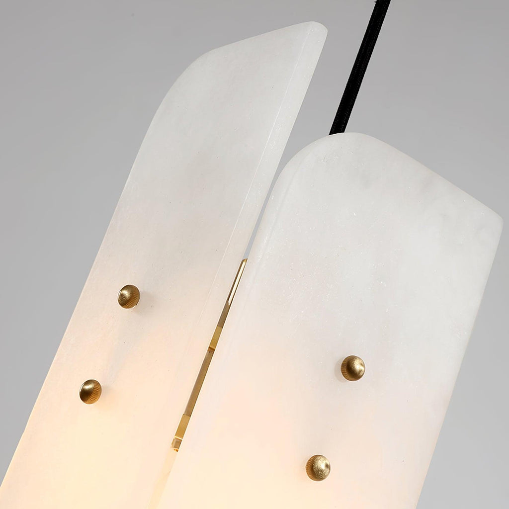 Vicarus Pendant Light in Alabaster Stacked - Kingsley Beaumont