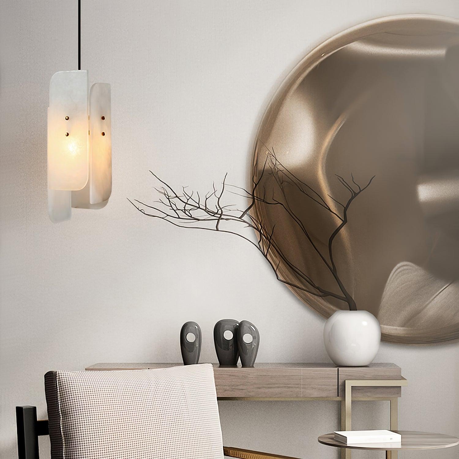 Vicarus Pendant Light in Alabaster Stacked - Kingsley Beaumont