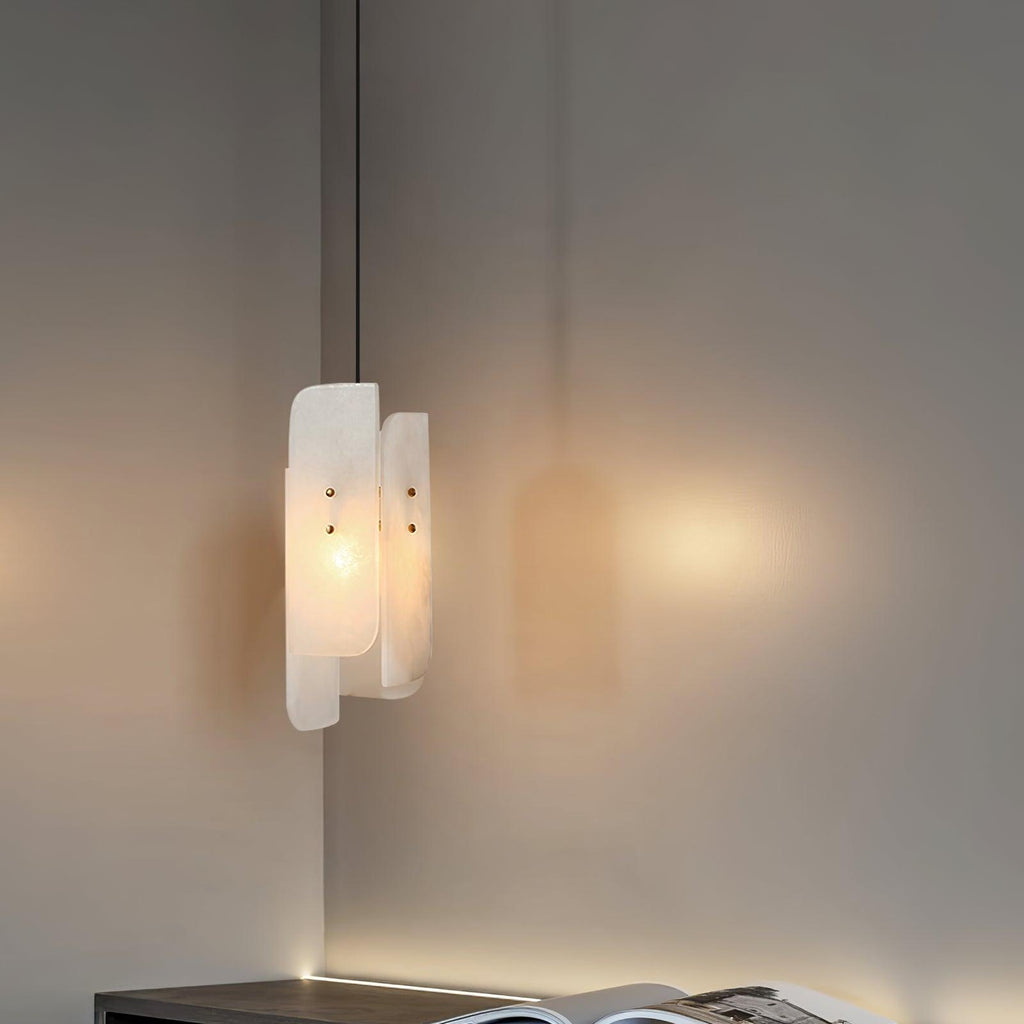 Vicarus Pendant Light in Alabaster Stacked - Kingsley Beaumont