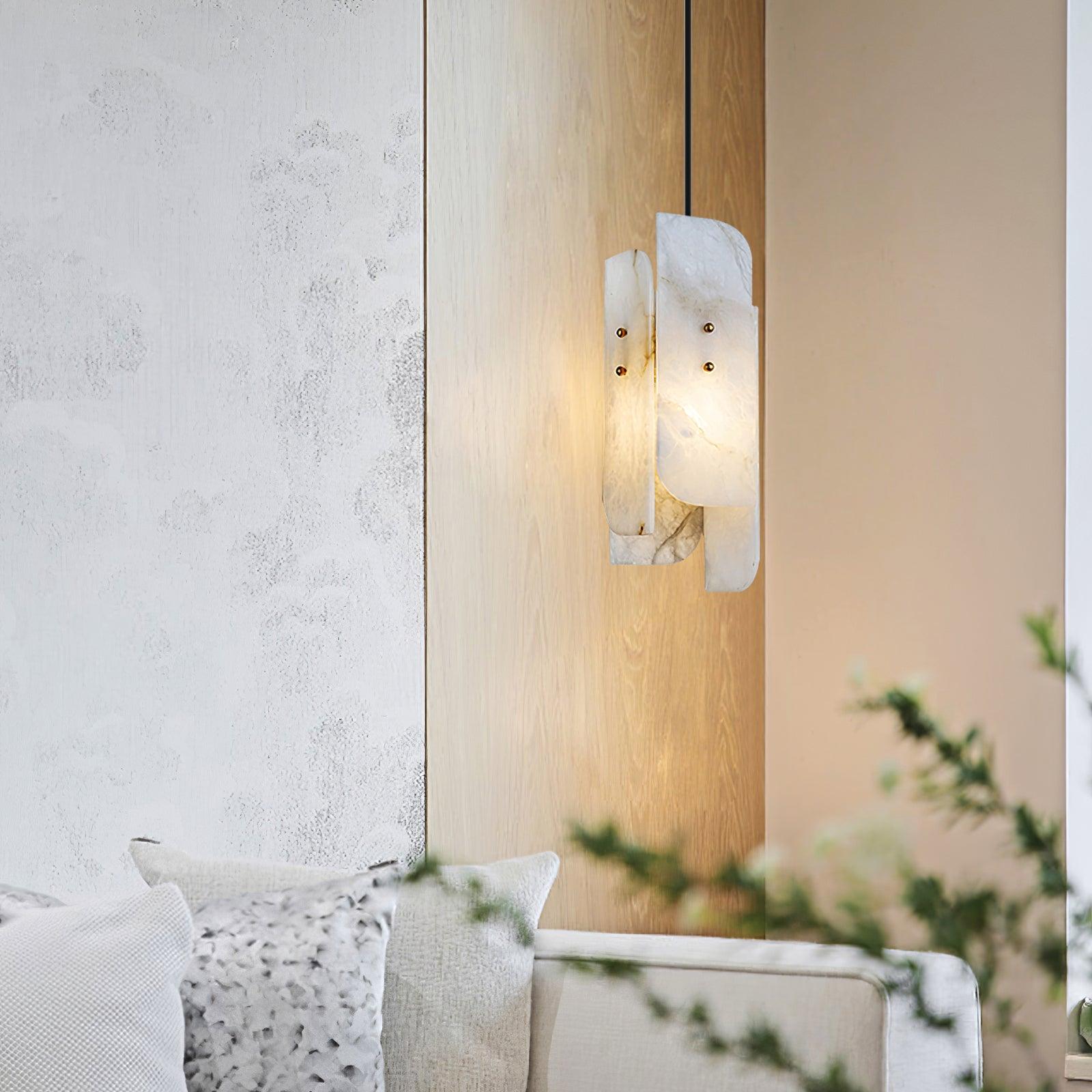 Vicarus Pendant Light in Alabaster Stacked - Kingsley Beaumont