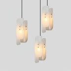 Vicarus Pendant Light in Alabaster Stacked - Kingsley Beaumont