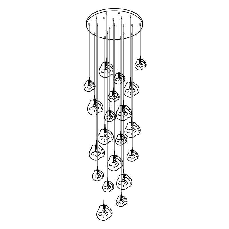 Solara Pendant Lamp Irregular Cluster Sculptural