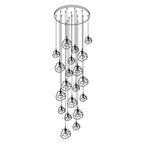 Solara Pendant Lamp Irregular Cluster Sculptural