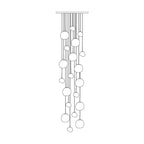Solara Pendant Lamp Irregular Cluster Sculptural