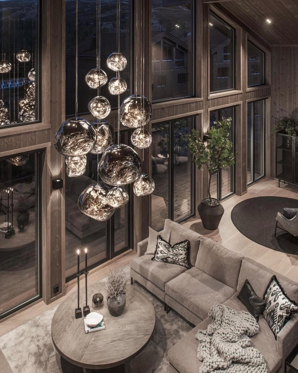 Solara Pendant Lamp Irregular Cluster Sculptural