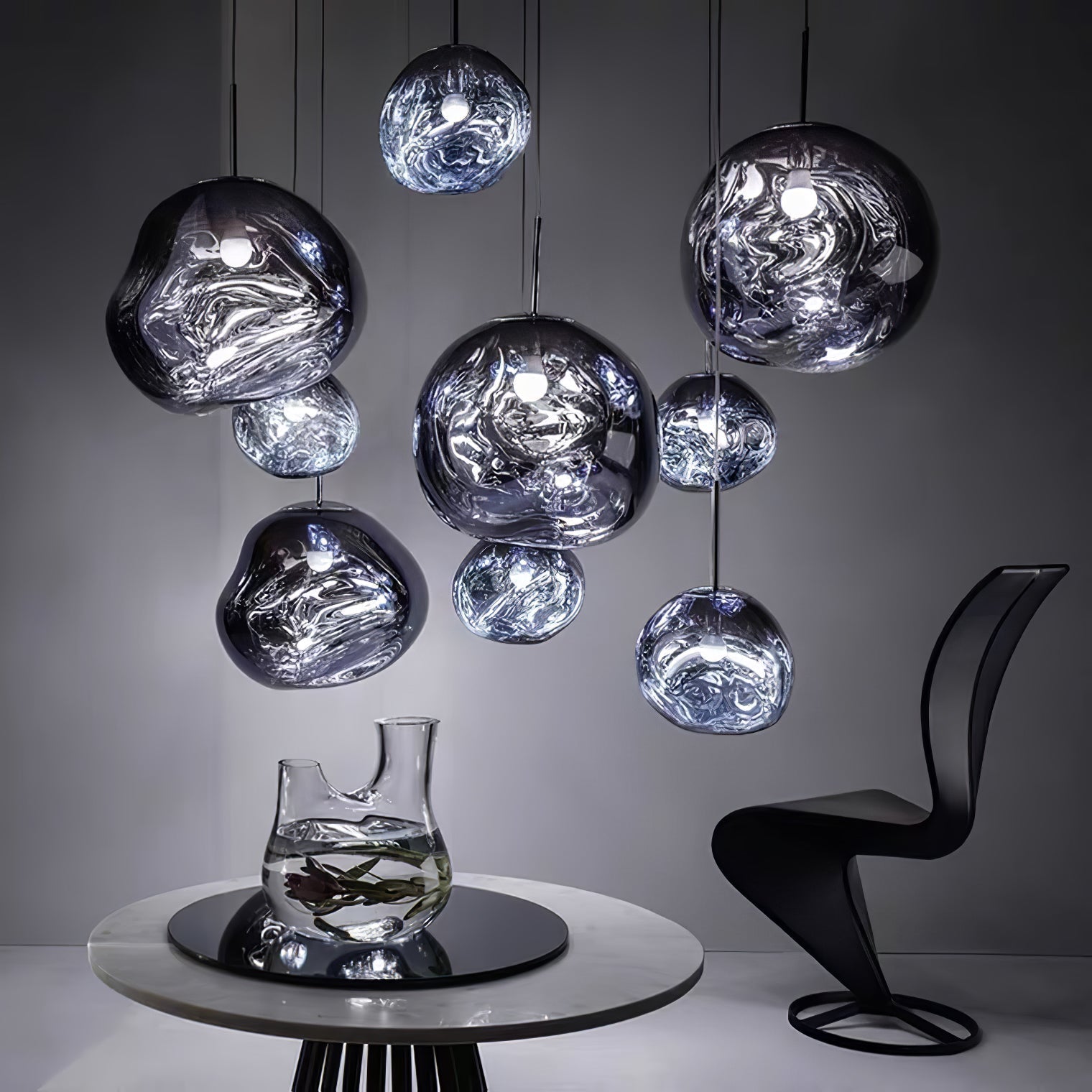 Solara Pendant Lamp Irregular Cluster Sculptural