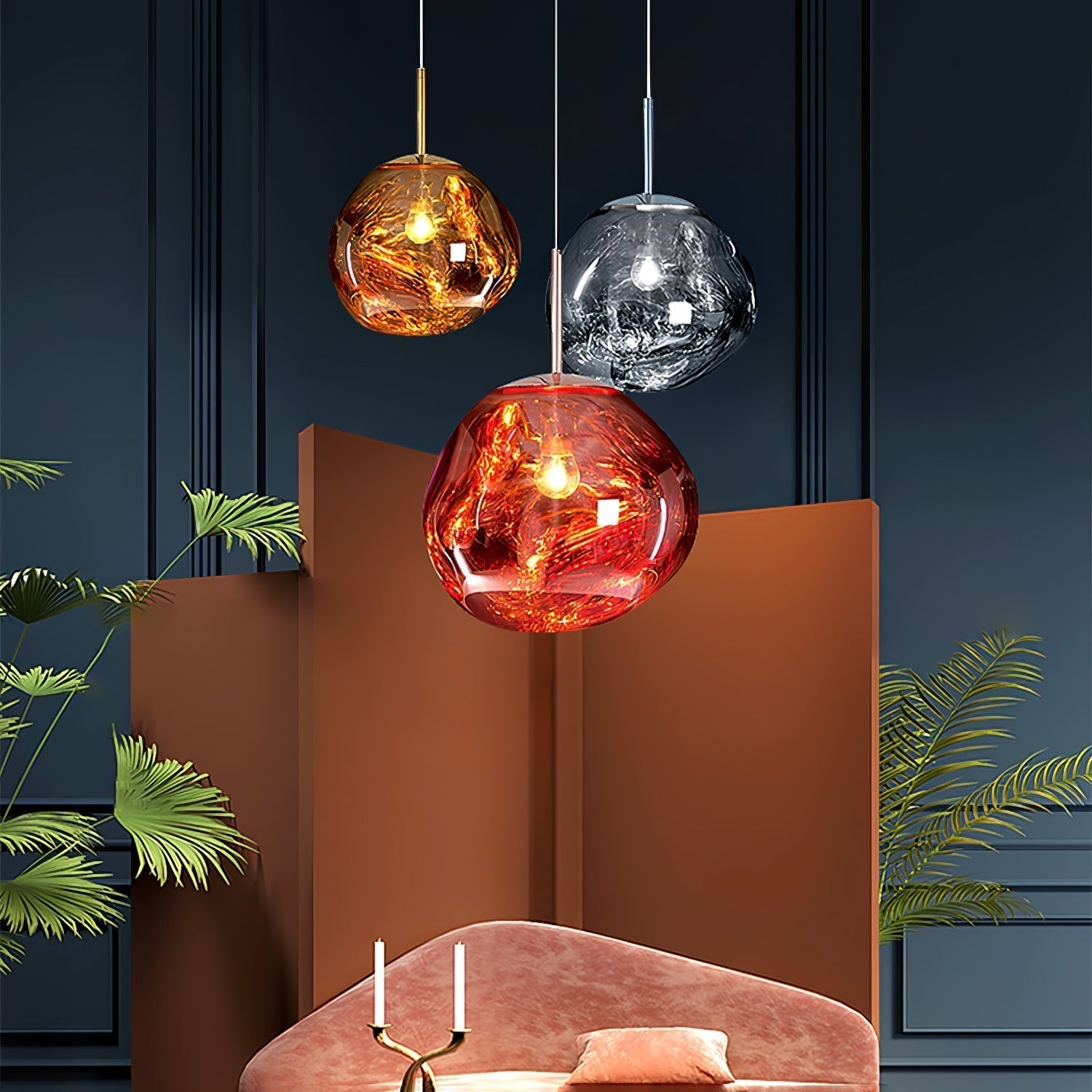 Solara Pendant Lamp Irregular Cluster Sculptural