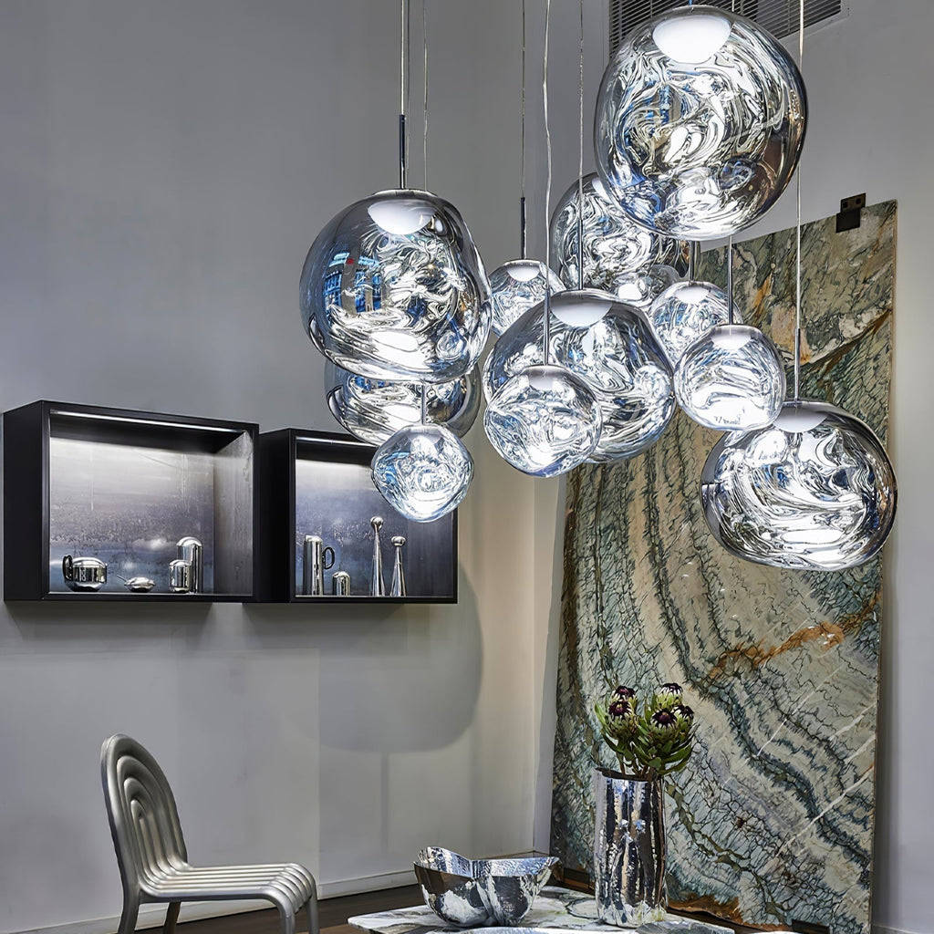 Solara Pendant Lamp Irregular Cluster Sculptural