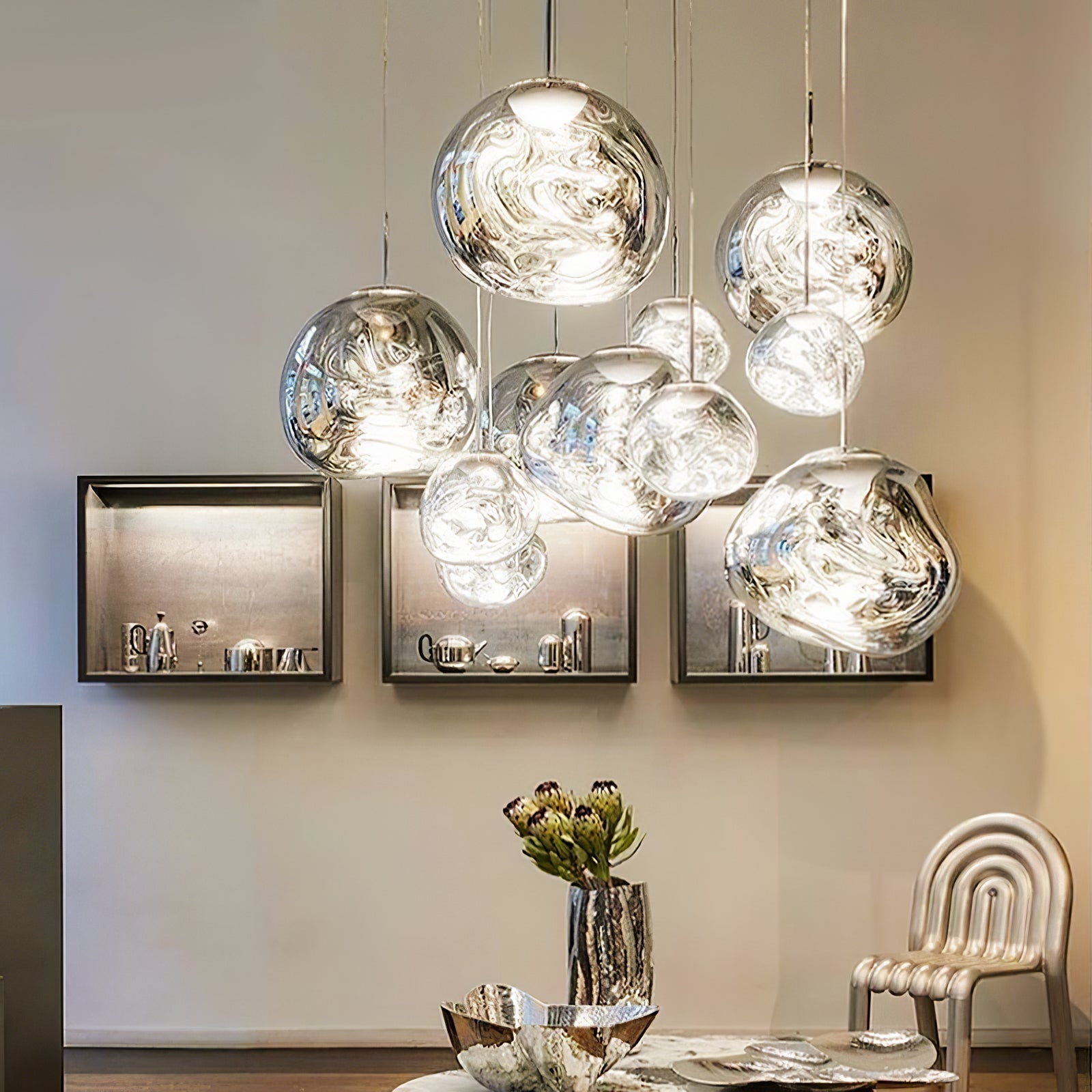 Solara Pendant Lamp Irregular Cluster Sculptural