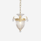 Pendant Lamp Vintage Glamour Crystal Drops