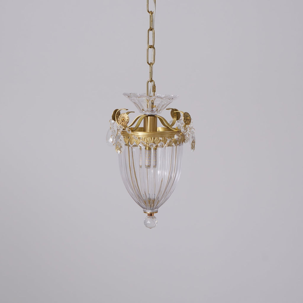 Pendant Lamp Vintage Glamour Crystal Drops