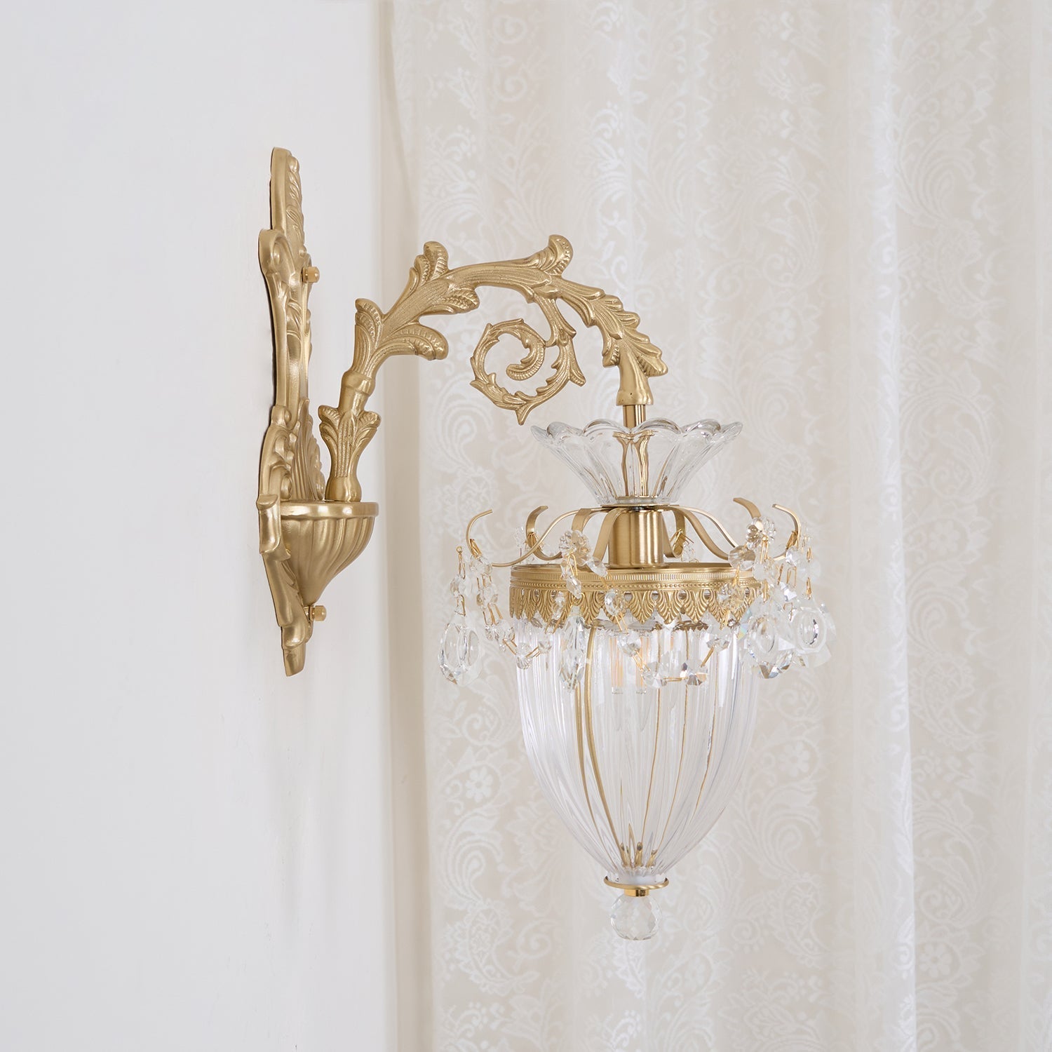 Elosia Gold Double Wall Lamp