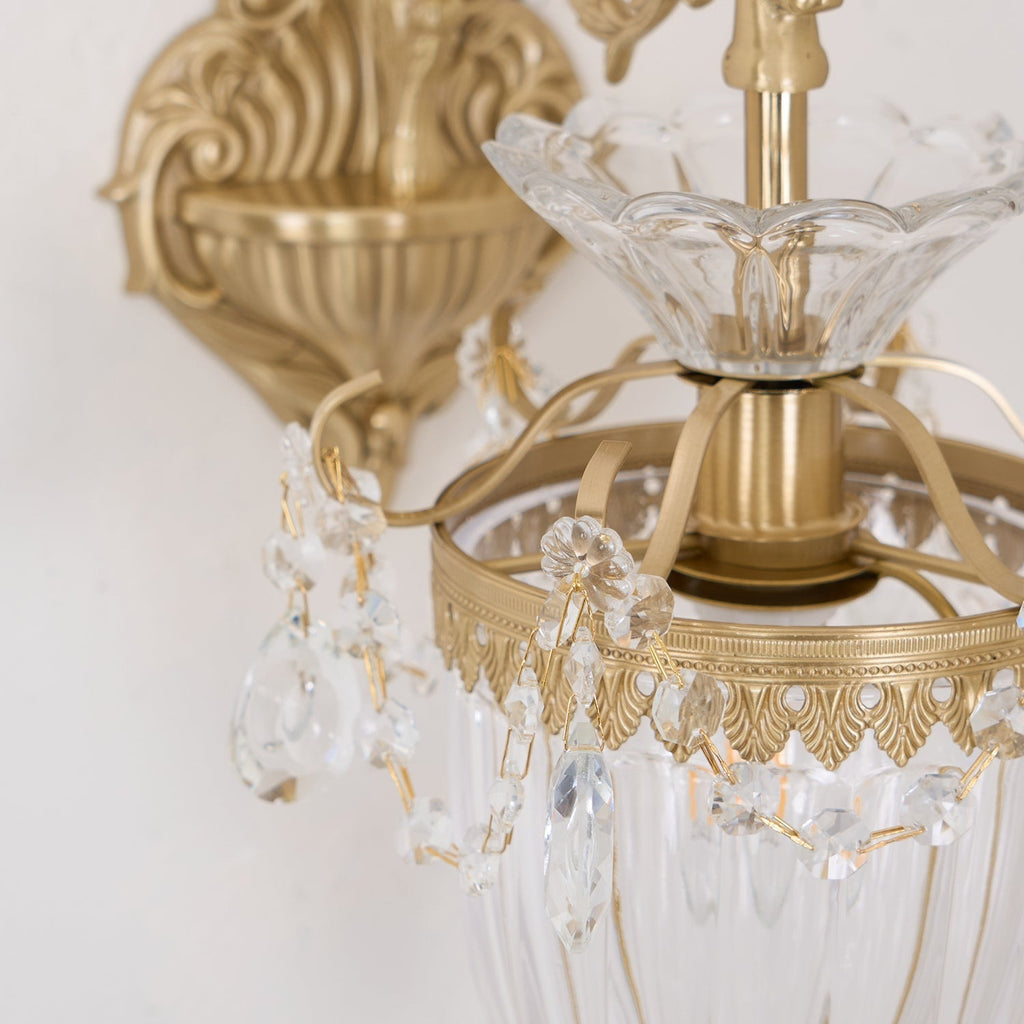 Elosia Gold Double Wall Lamp