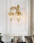 Elosia Gold Double Wall Lamp