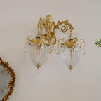 Elosia Gold Double Wall Lamp