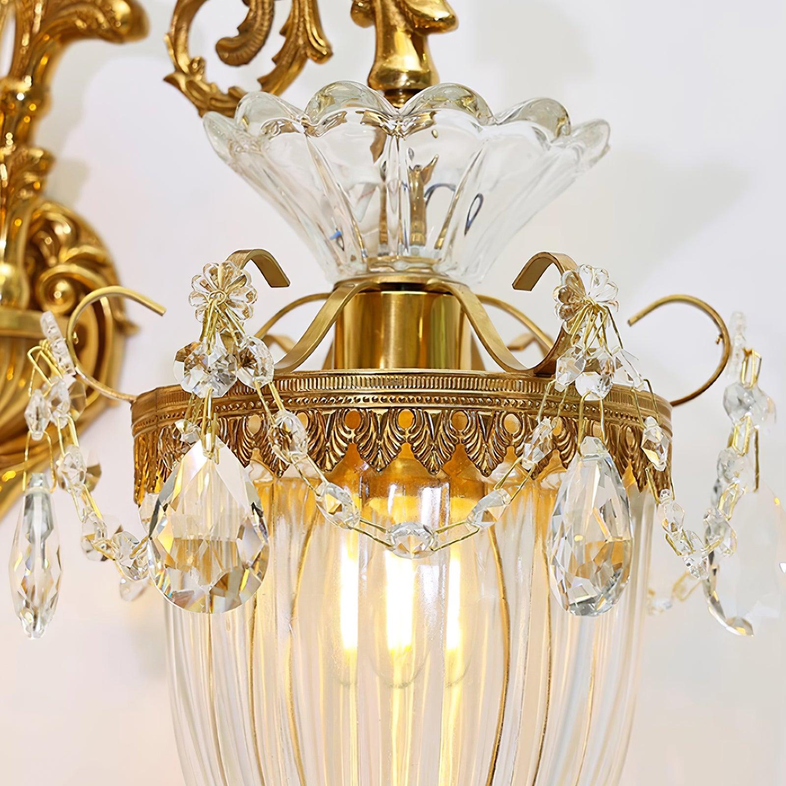 Elosia Gold Double Wall Lamp