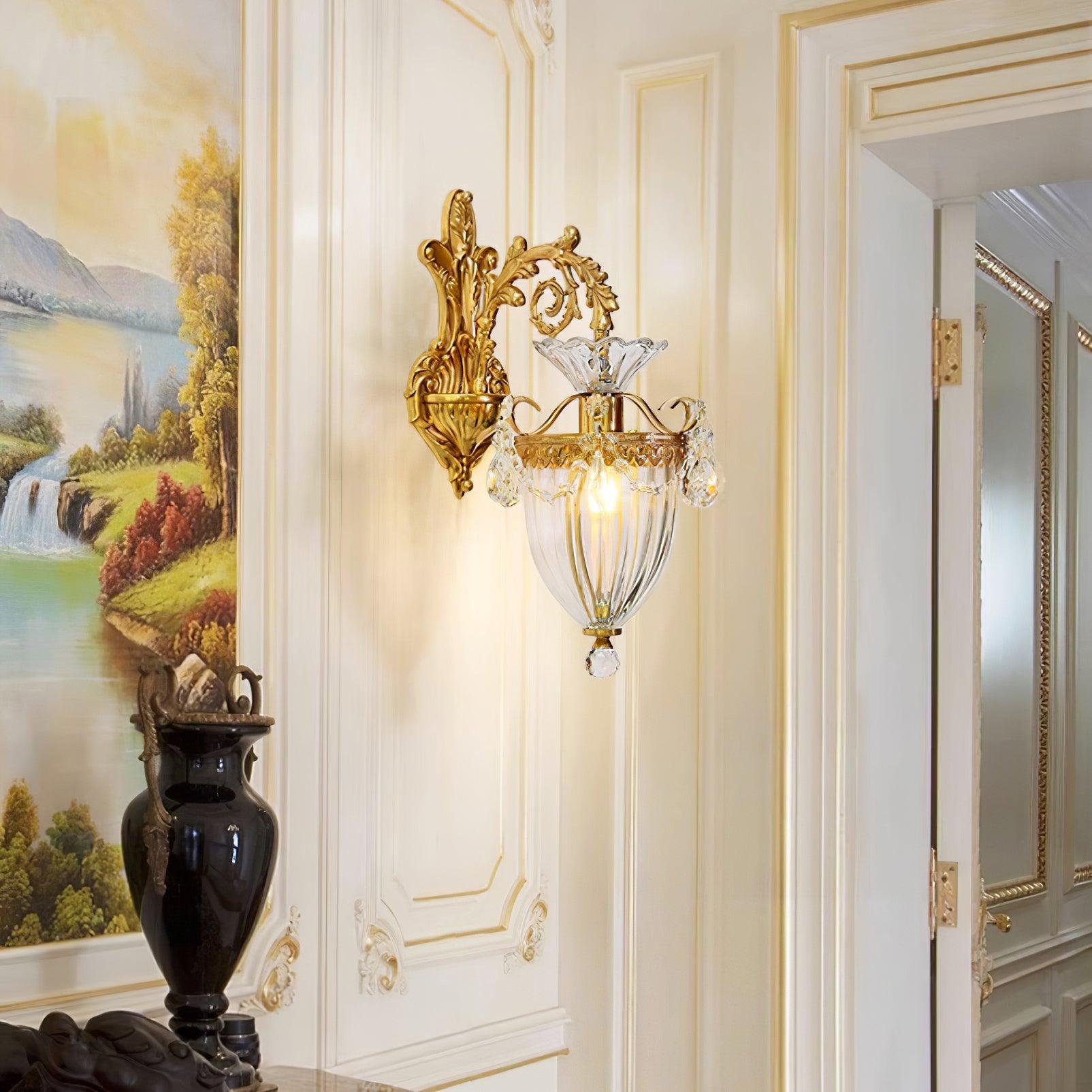 Elosia Gold Double Wall Lamp