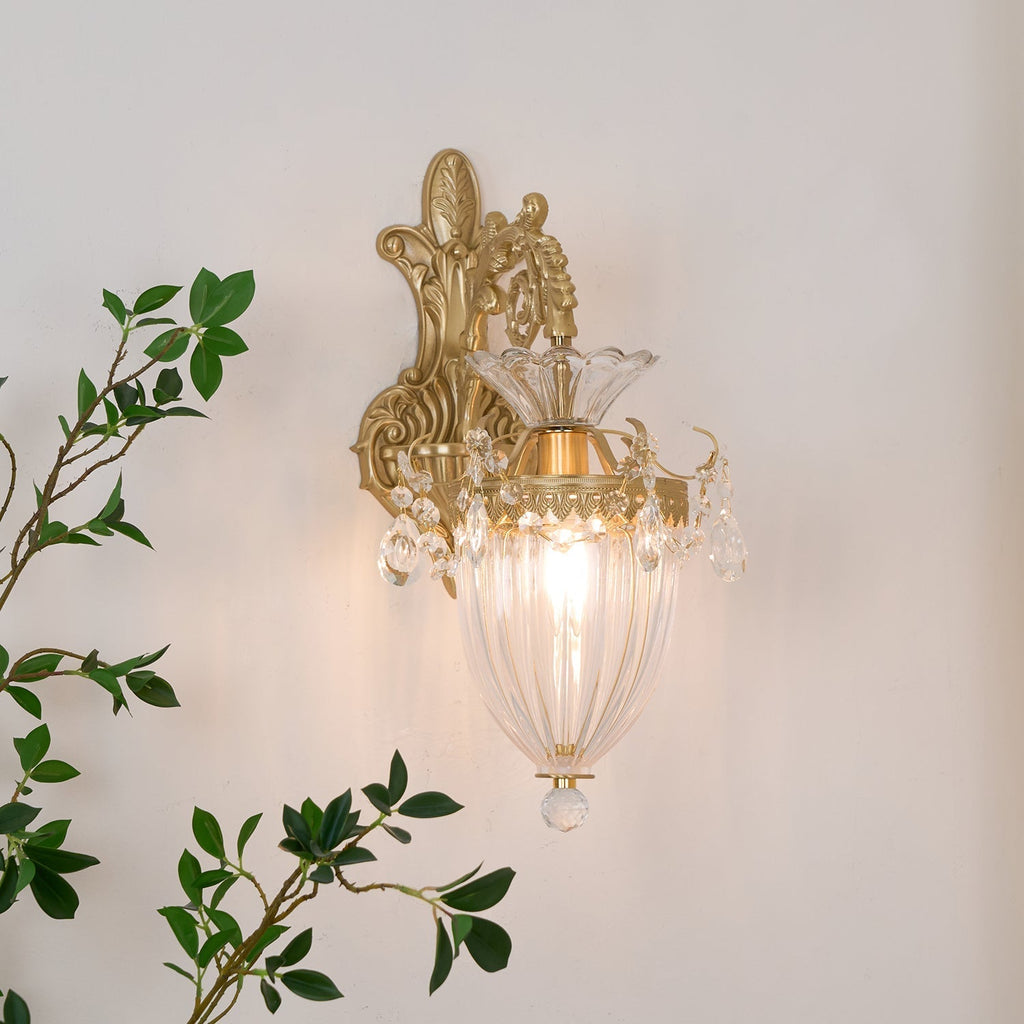 Elosia Gold Double Wall Lamp