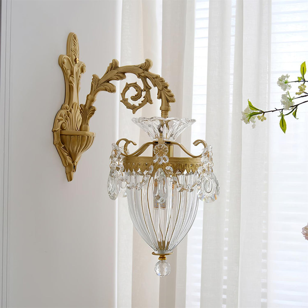 Elosia Gold Double Wall Lamp