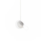 Chandelier Mesh Glass Orbs Cluster Metal Frame Modern Minimalist