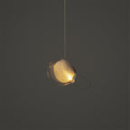 Chandelier Mesh Glass Orbs Cluster Metal Frame Modern Minimalist