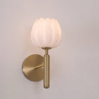 Valentina Alabaster Flowers  Wall Lamp