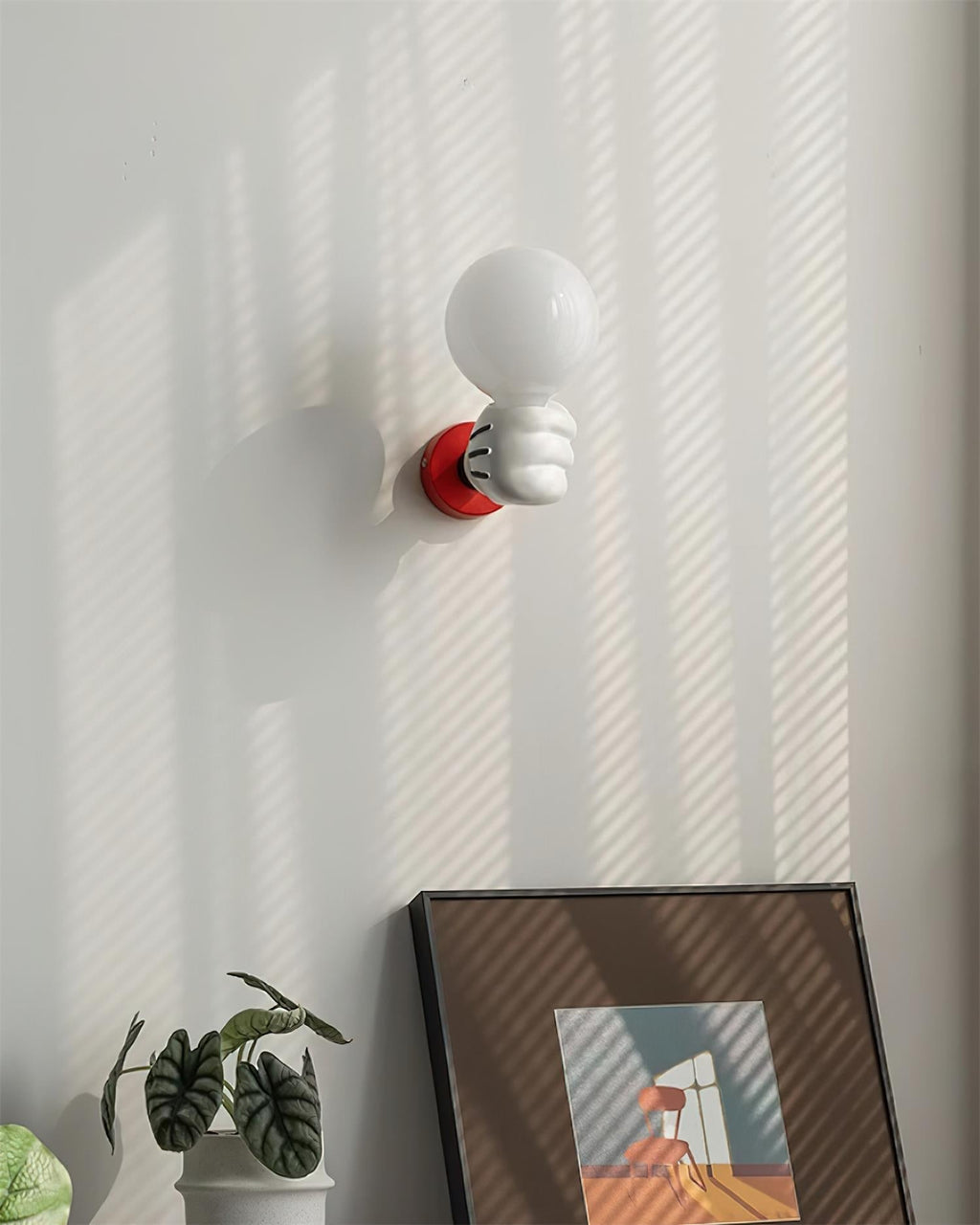 Wall Lamp Fabric Shade Modern Classic Gold Walnut Sconce Bedroom