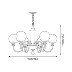Lumivian 8-Light Globe Chandelier
