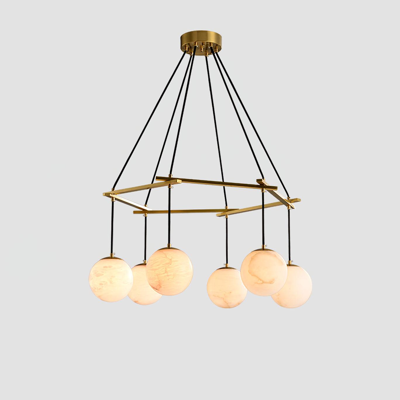 Lunara Alabaster Chandelier