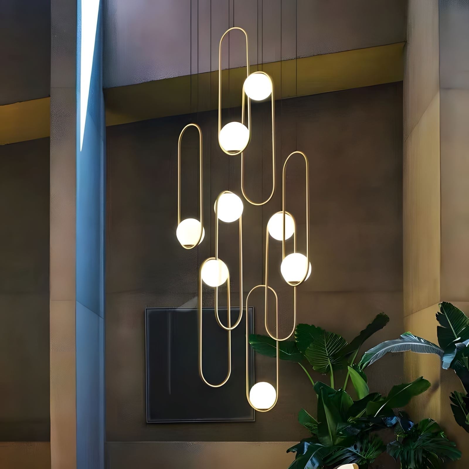 Lylorarae  Combination Glass Chandelier